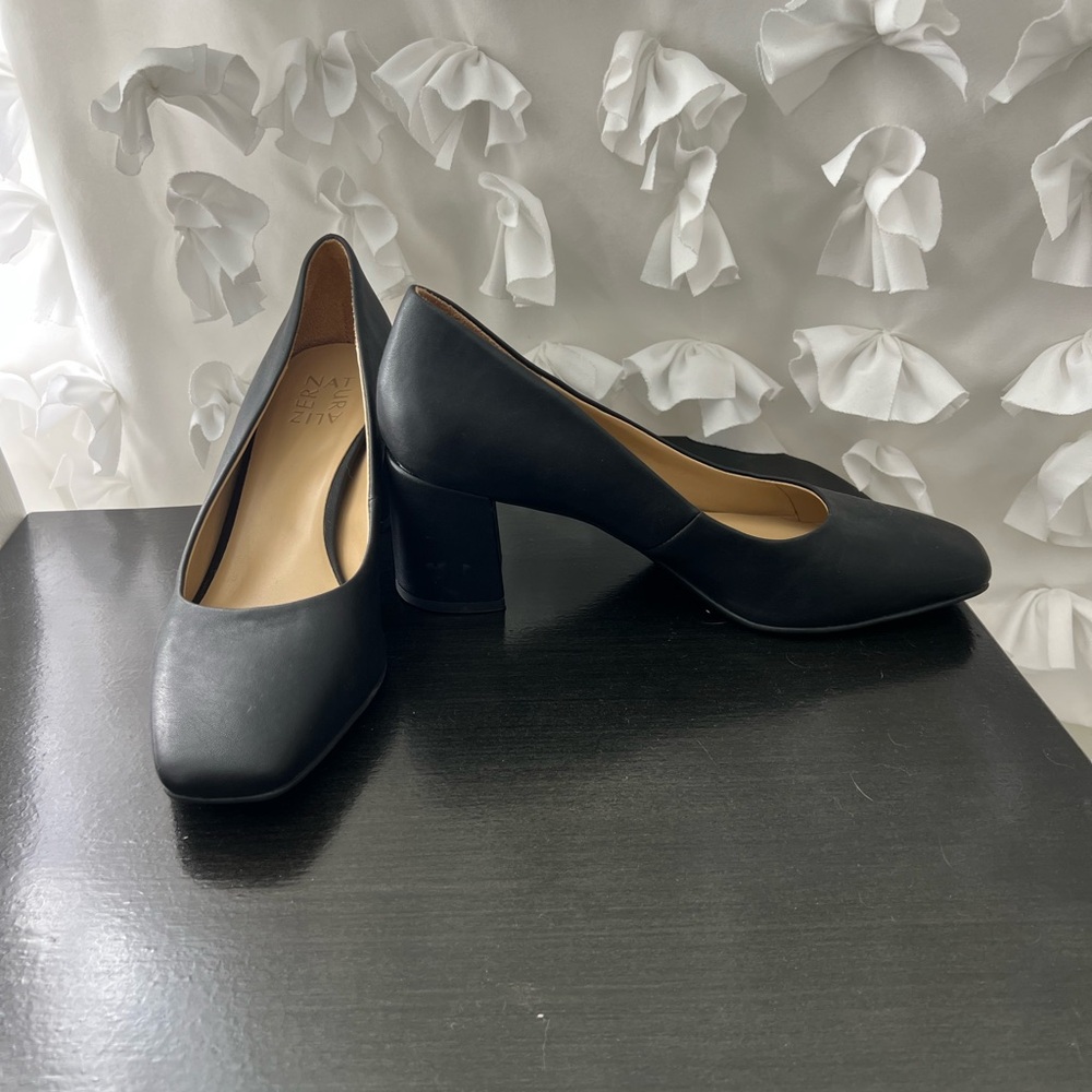 Naturalizer Black Block Heels